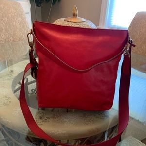 Fossil TARA Crossbody Double Handle/Strap Leather Bag. Like New Condition.